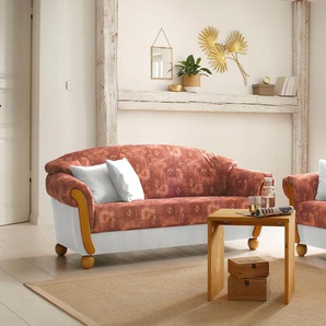 Home affaire Polstergarnitur Milano, 2-Sitzer und 3-Sitzer Strukturmix orange Couchgarnituren Sets Sofas Couches