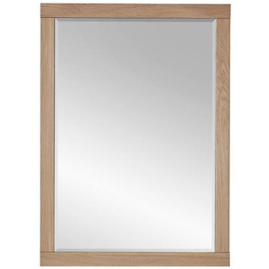 Rahmenspiegel Achat aus Wildeiche bianco, 65 x 90 cm