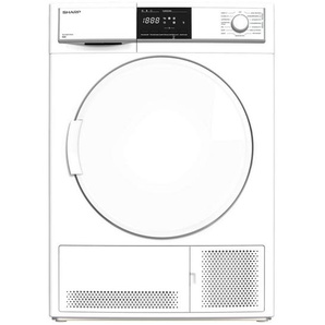 Sharp Kondenstrockner , Weiß , 59.6x84.5x56.3 cm , Haushaltsreinigung, Haushaltsgeräte, Trockner
