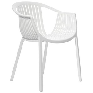 Sessel Tatami Pedrali weiß, Designer Pocci & Dondoli, 78x58x61.5 cm