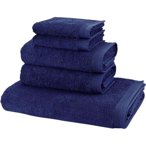 Möve Handtuch Set Basic, Walkfrottier, (Set, 5-tlg), in hochwertigster Walkfrottier Qualität