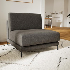 Sessel Steingrau - Eleganter Sessel: Hochwertige Qualität, einzigartiges Design - 80 x 75 x 98 cm, Individuell konfigurierbar