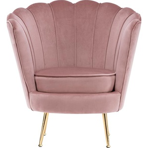 Kayoom Cocktailsessel Barbara Polyester, B/H/T: 81 cm x 85 74 rosa Clubsessel Sessel
