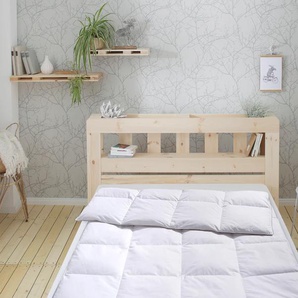 Daunenbettdecke ÄLGDRÖM Finja Bettdecken Gr. B/L: 135 cm x 200 cm, warm, weiß Allergiker Bettdecke mit skandinavischen Design