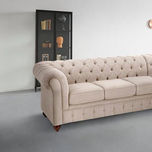 Home affaire Chesterfield-Sofa Chesterfield, mit Knopfheftung, auch in Leder