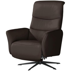 Nils Olsen Relaxsessel Leder  Keno ¦ braun