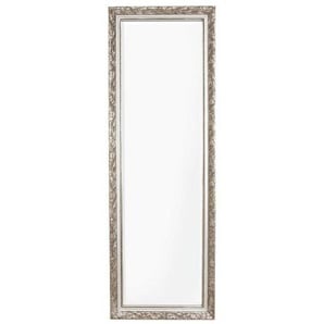Landscape Spiegel , Silber , Glas , rechteckig , 50.6x150.6x3.8 cm , Facettenschliff, senkrecht und waagrecht montierbar , Schlafzimmer, Spiegel, Wandspiegel