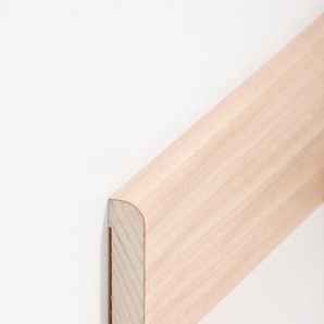 Südbrock Holz-Fußleiste 15 x 70 x 2500 mm, Holzkern mit Echtholz furniert