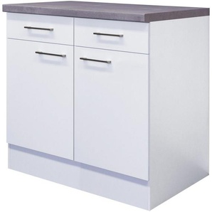 Flex-Well Unterschrank Kopenhagen (B x H x T) 80 x 86 x 60 cm, für viel Stauraum