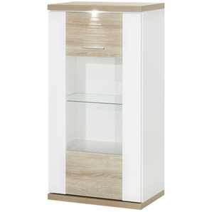 uno Vitrine   Titan ¦ holzfarben