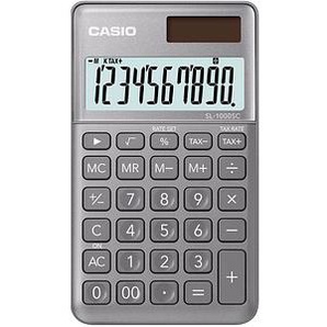 CASIO SL-1000SC Taschenrechner grau