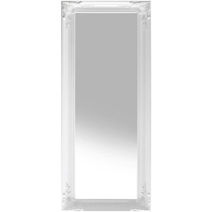 Wandspiegel Weiß 51 x 141 cm Kunststoff Rechteckig Klassisch