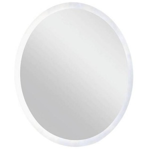 Stylife Badezimmerspiegel , Silber , Glas , rund , 75x75x3 cm , Badezimmer, Badezimmerspiegel, Badspiegel