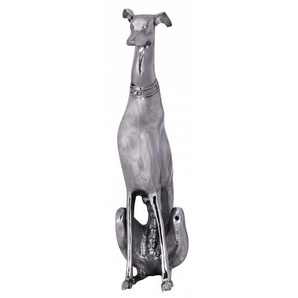 Hunde Figur Metall aus Aluminium 70 cm hoch