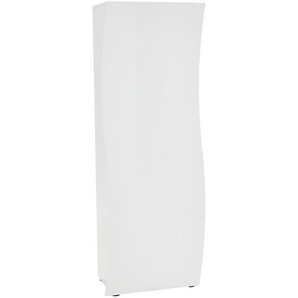 Xora Garderobenschrank , Weiß , Holzwerkstoff , 1 Fächer , 60x190x40 cm , Made in Italy , Beimöbel erhältlich , Garderobe, Garderobenschränke
