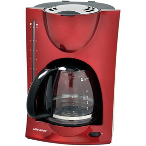 Kaffeeautomat , Rot , Glas , 1200 ml , 18.5x32 cm , Warmhalteplatte, Wasserstandsanzeige an der Kanne, Tropf-Stopp-Funktion, Wassernachfüllanzeige, rutschfester Stand , Küchengeräte, Kaffeemaschinen & Zubehör