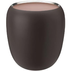 stelton Ora Vase - dark powder-powder - 18,2x20x18,2 cm