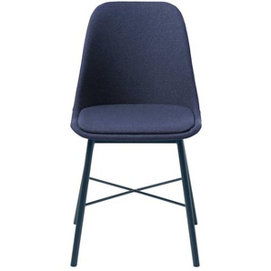 Blaue Esstisch Stühle 48 cm breit Gestell aus Metall (2er Set)