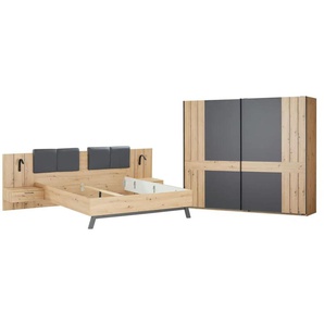 Primo Komplettschlafzimmer, 4-teilig - holzfarben | Möbel Kraft