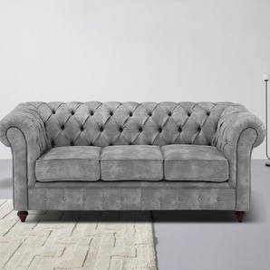 Home affaire Chesterfield-Sofa Chesterfield, mit Knopfheftung, auch in Leder