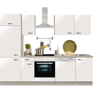OPTIFIT Küchenzeile Faro, ohne E-Geräte, Breite 270 cm B: weiß Küchenzeilen Elektrogeräte -blöcke Küchenmöbel