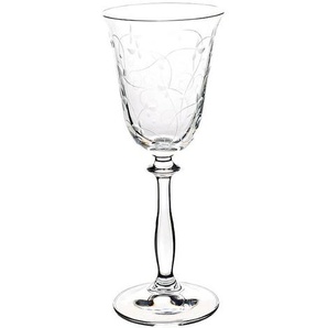 6 Crystal KSI Weisswein Gläser Mundgeblasen 22 cm hoch Weingläser 