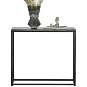 Konsolentisch mit Marmor Steinplatte 90 cm breit