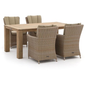 Intenso Adriano/ROUGH-X 180 cm Gartenmöbel-Set 5-teilig