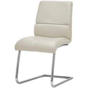 JOOP! Leder-Schwingstuhl  Loft ¦ grau