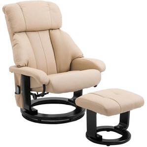 HOMCOM Relaxsessel mit Massagefunktion Fernsehsessel 76 cm x 80 cm x 102 cm