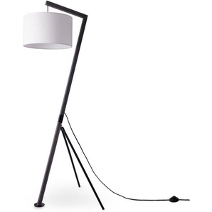 Paco Home Stehlampe GALLOW, ohne Leuchtmittel, Modern Wohnzimmer Dreibein Holz Metall Vintage E27 Galgen