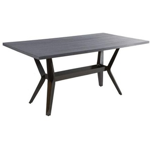 MBM Universal Tisch 160x90cm Schmiedeeisen/Resysta Dunkelgrau