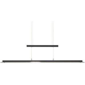 Fischer-Honsel LED-Pendelleuchte, schwarz-matt/Rauchglas - schwarz - 9 cm - 150 cm | Möbel Kraft