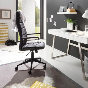 MCA furniture Schreibtisch Aspen, weiß matt,Schubladen mit push to open, Breite 140 cm B/H/T: x 75 60 Schreibtische Bürotische und Büromöbel