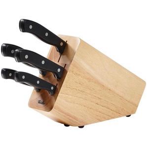 Fissler Messerblock Oregon , Eiche , Holz , 6-teilig , Eiche , Kochen, Küchenmesser, Messersets