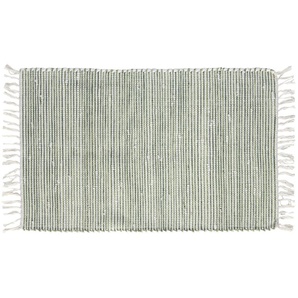 Kelim Teppich | grün | Synthethische Fasern, Baumwolle | 60 cm |