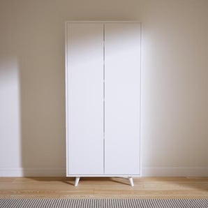 Schrank Weiß - Moderner Schrank: Türen in Weiß - Hochwertige Materialien - 77 x 168 x 34 cm, Selbst zusammenstellen