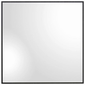 Voleo Wandspiegel , Glas , quadratisch , 80.8x80.8x2.2 cm , senkrecht und waagrecht montierbar , Schlafzimmer, Spiegel, Wandspiegel