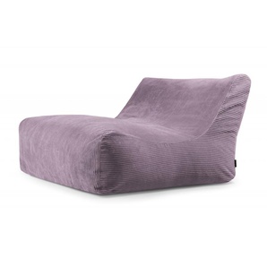Sitzsack Sofa Lounge Lila - Entspannung für Paare - Stoff Waves