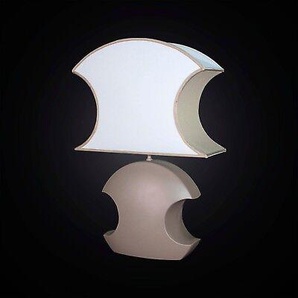 Licht Groß Modern Oval In Keramik Turteltaube 1 Licht Bga 2872/lg