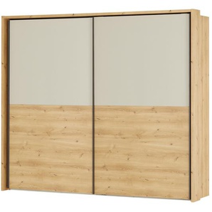 uno Schwebetürenschrank, 2-türig  Riva ¦ holzfarben
