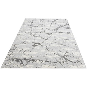 Leonique Teppich Kalmus, rechteckig, 11 mm Höhe, modernes Marmor Design, Kurzflor-Teppich, pflegeleicht, weich
