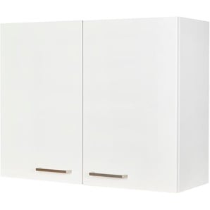 nobilia Wandschrank W90 Küchen-Hängeschrank 90cm 2 Türen Oberschrank weiß