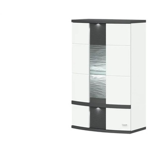 Primo Hängevitrine   Gabbro - weiß - 75 cm - 121 cm - 42 cm | Möbel Kraft