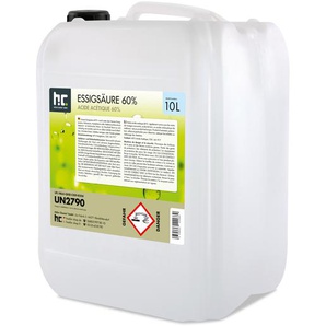 1 x 10 Liter Essigsäure 60% in 10 L Kanistern (10 Liter)
