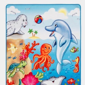 Kinderteppich- Lovely Kids mit Tiere unter Wasser , Spielteppich