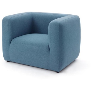 Sessel Baltimore blau, 65x94x78 cm