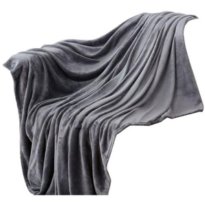Einfarbige Decken Fuzzy Modern Accent Plain Fleece Blankets Accessoires