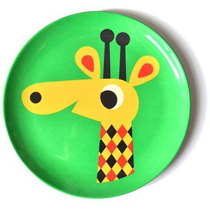 Kindergeschirr Teller Giraffe, aus Melamin, Ingela P. Arrhenius für OMM Design