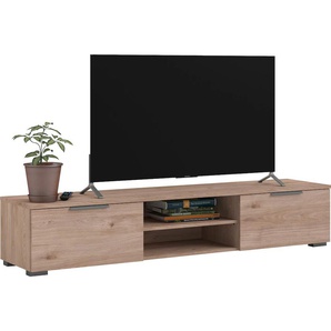 TV-Board HOME AFFAIRE Match Sideboards Gr. B/H/T: 172,7 cm x 33,1 cm x 39,9 cm, 2, braun (eichefarben) TV-Lowboards Sideboards pflegeleichte Oberfläche, in Farbvarianten, Breite 172,7 cm
